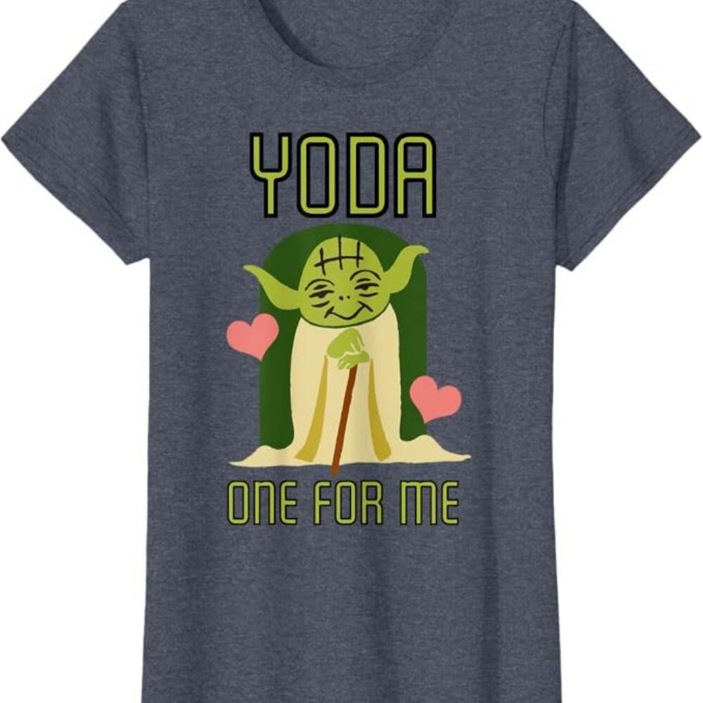 Disney Star Wars "Yoda One For Me" Cute Valentine's Day T-Shirt